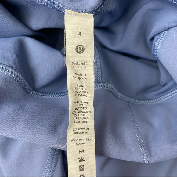 Lululemon Wunder Train High Rise Tight Prep Blue - Picture 6 of 9